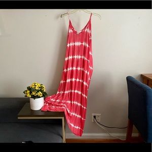 Tie Dye Maxi Tent Dress